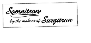 SOMNITRON BY THE MAKERS OF SURGITRON logo