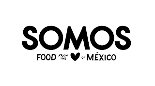 SOMOS FOOD FROM THE OF MEXICO logo