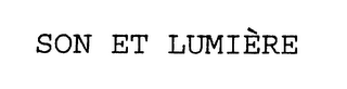 SON ET LUMIERE logo