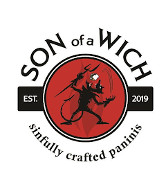 SON OF A WICH SINFULLY CRAFTED PANINIS EST. 2019 logo