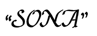 "SONA" logo