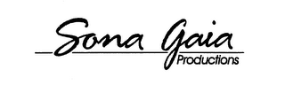 SONA GAIA PRODUCTIONS logo