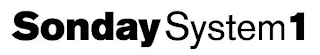SONDAY SYSTEM 1 logo