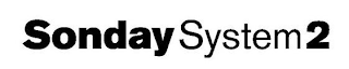 SONDAY SYSTEM 2 logo