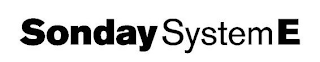 SONDAY SYSTEM E logo