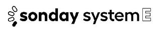 SONDAY SYSTEM E logo