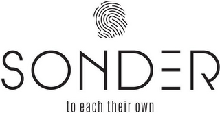 SONDER TO EACH THEIR OWN logo