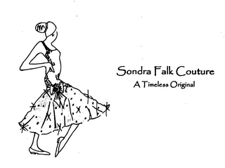 SONDRA FALK COUTURE A TIMELESS ORIGINAL logo