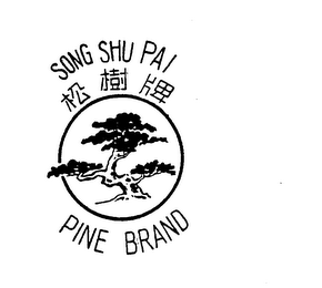 SONG SHU PAI PINE BRAND logo