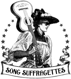 SONG SUFFRAGETTES FREE THE LADY MUSIC ROCK-U logo