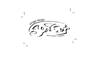 SONGER DESIGN, SONGER ELENA, SONGER PRESIDENT logo