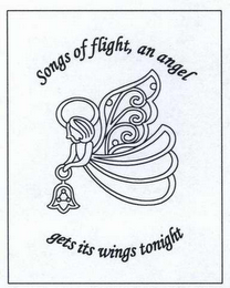 SONGS OF FLIGHT, AN ANGEL GETS ITS WINGS TONIGHT logo