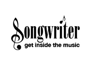 SONGWRITER GET INSIDE THE MUSIC logo