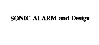 SONIC ALARM logo