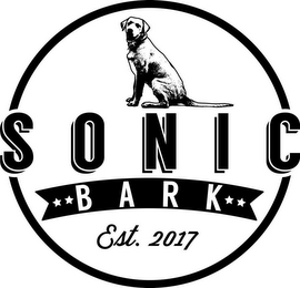 SONIC BARK EST. 2017 logo