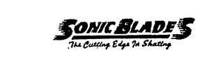 SONIC BLADES THE CUTTING EDGE IN SKATING logo