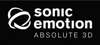 SONIC EMOTION ABSOLUTE 3D logo