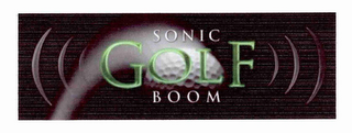 SONIC GOLF BOOM logo