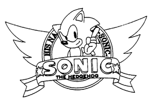 SONIC HIS NA SONIC THE HEDGEHOG logo