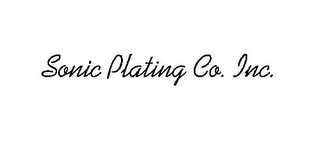 SONIC PLATING CO. INC. logo