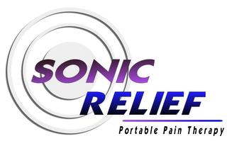 SONIC RELIEF PORTABLE PAIN THERAPY logo