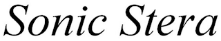 SONIC STERA logo
