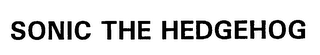 SONIC THE HEDGEHOG logo