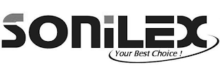 SONILEX YOUR BEST CHOICE! logo