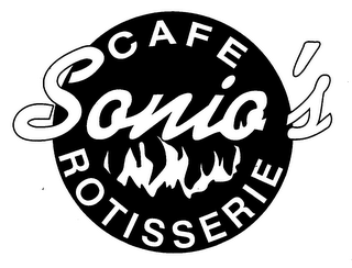 SONIO'S CAFE ROTISSERIE logo