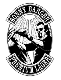 SONNY BARGER PREMIUM LAGER logo