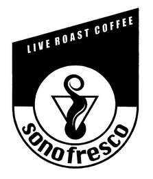 SONOFRESCO LIVE ROAST COFFEE logo