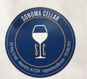 SONOMA CELLAR S C 207 KING STREET · ALEXANDRIA, VA 22314 · MYSONOMACELLAR.COM · 703.966.3550 logo