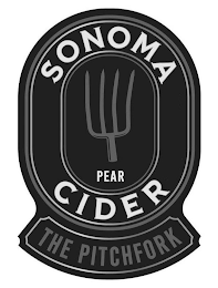 SONOMA CIDER PEAR THE PITCHFORK logo
