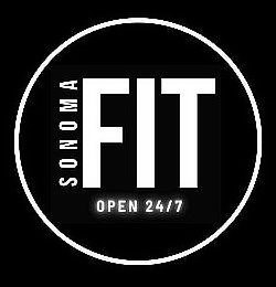 SONOMA FIT OPEN 24/7 logo