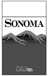 SONOMA MADE IN USA logo