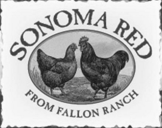SONOMA RED FROM FALLON RANCH logo