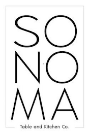SONOMA TABLE AND KITCHEN CO. logo