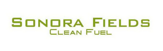 SONORA FIELDS CLEAN FUEL logo
