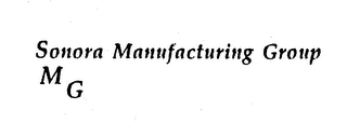 SONORA MANUFACTURING GROUP M G logo