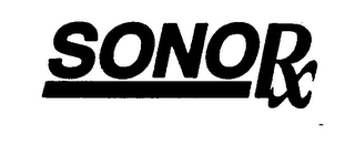 SONORX logo
