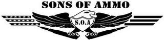 SONS OF AMMO  S.O.A logo