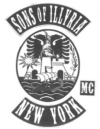 SONS OF ILLYRIA MC NEW YORK logo