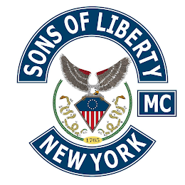 SONS OF LIBERTY MC 1765 NEW YORK logo
