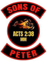 SONS OF PETER ACTS 2:38 MM logo