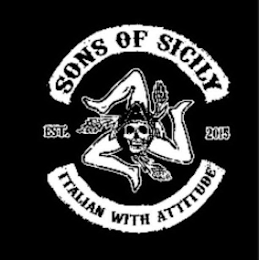 SONS OF SICILY ITALIAN WITH ATTITUDE EST. 2015 logo