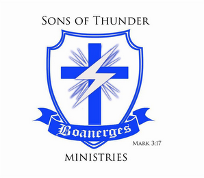 SONS OF THUNDER MINISTRIES BOANERGES MARK 3:17 logo