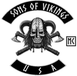 SONS OF VIKINGS MC U.S.A logo