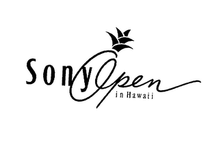 SONY OPEN IN HAWAII logo