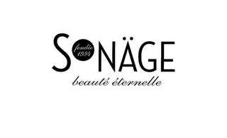 SONÄGE FONDÉE 1944 BEAUTÉ ÉTERNELLE logo