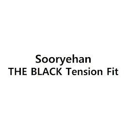 SOORYEHAN THE BLACK TENSION FIT logo